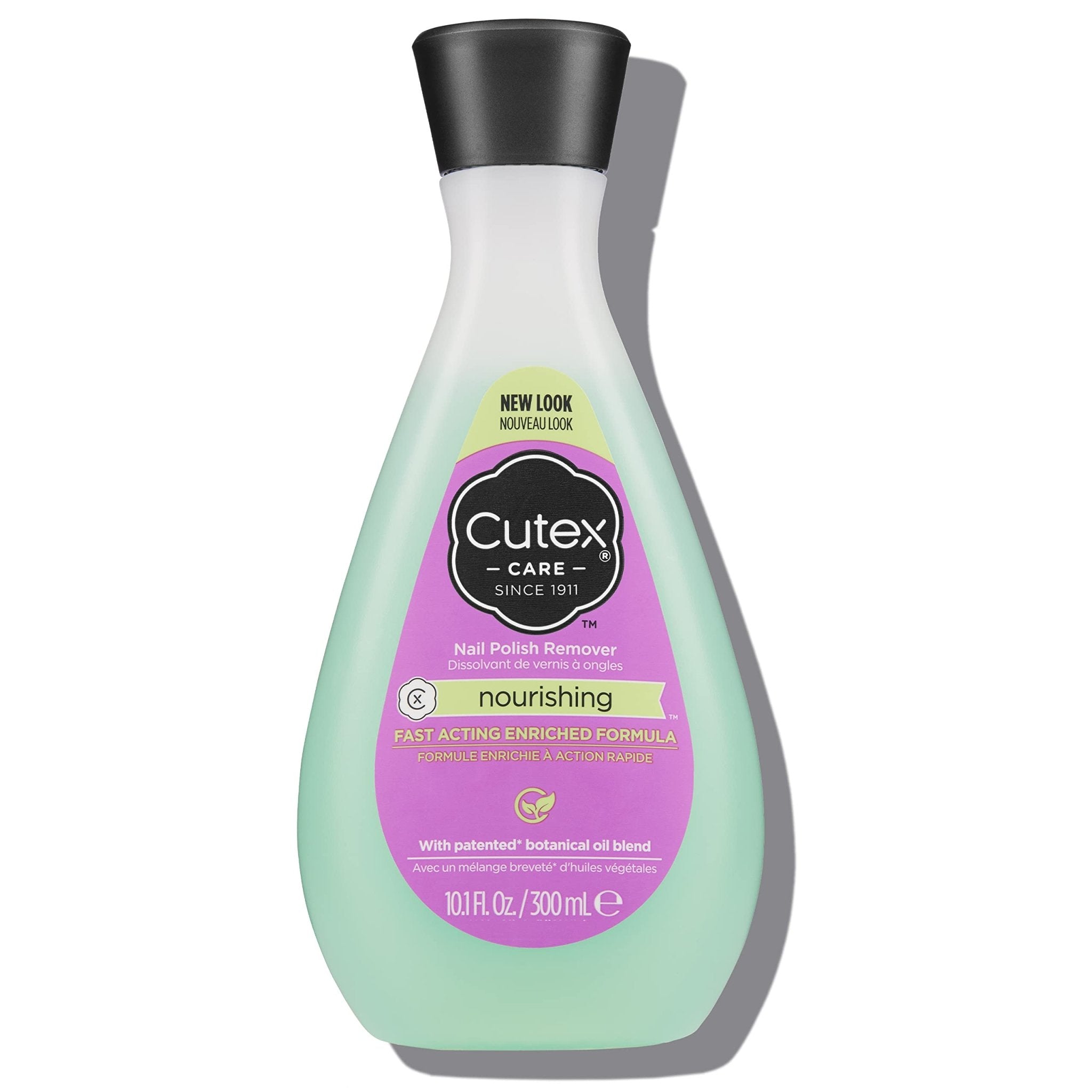 Cutex Gel Nail Polish Remover, Ultra-Powerful & Removes Glitter and Dark Colored Paints, Paraben Free, 6.76 Fl Oz