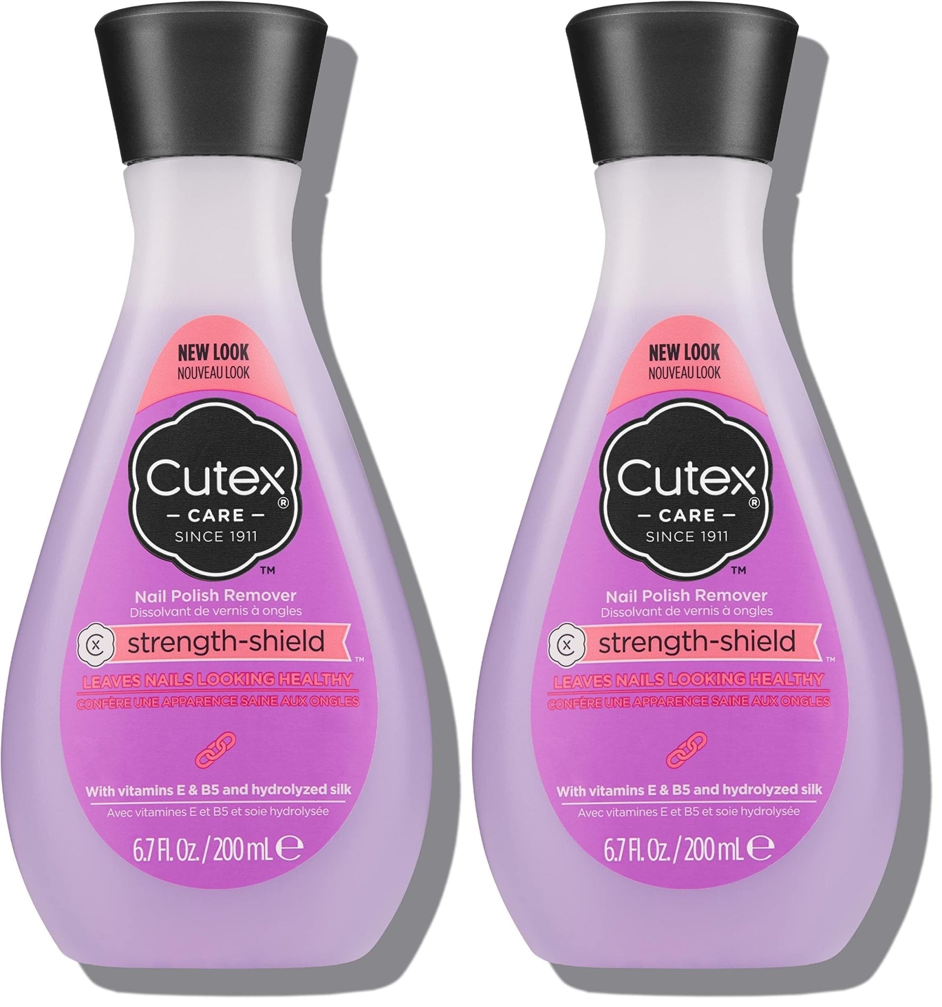 Cutex Gel Nail Polish Remover, Ultra-Powerful & Removes Glitter and Dark Colored Paints, Paraben Free, 6.76 Fl Oz