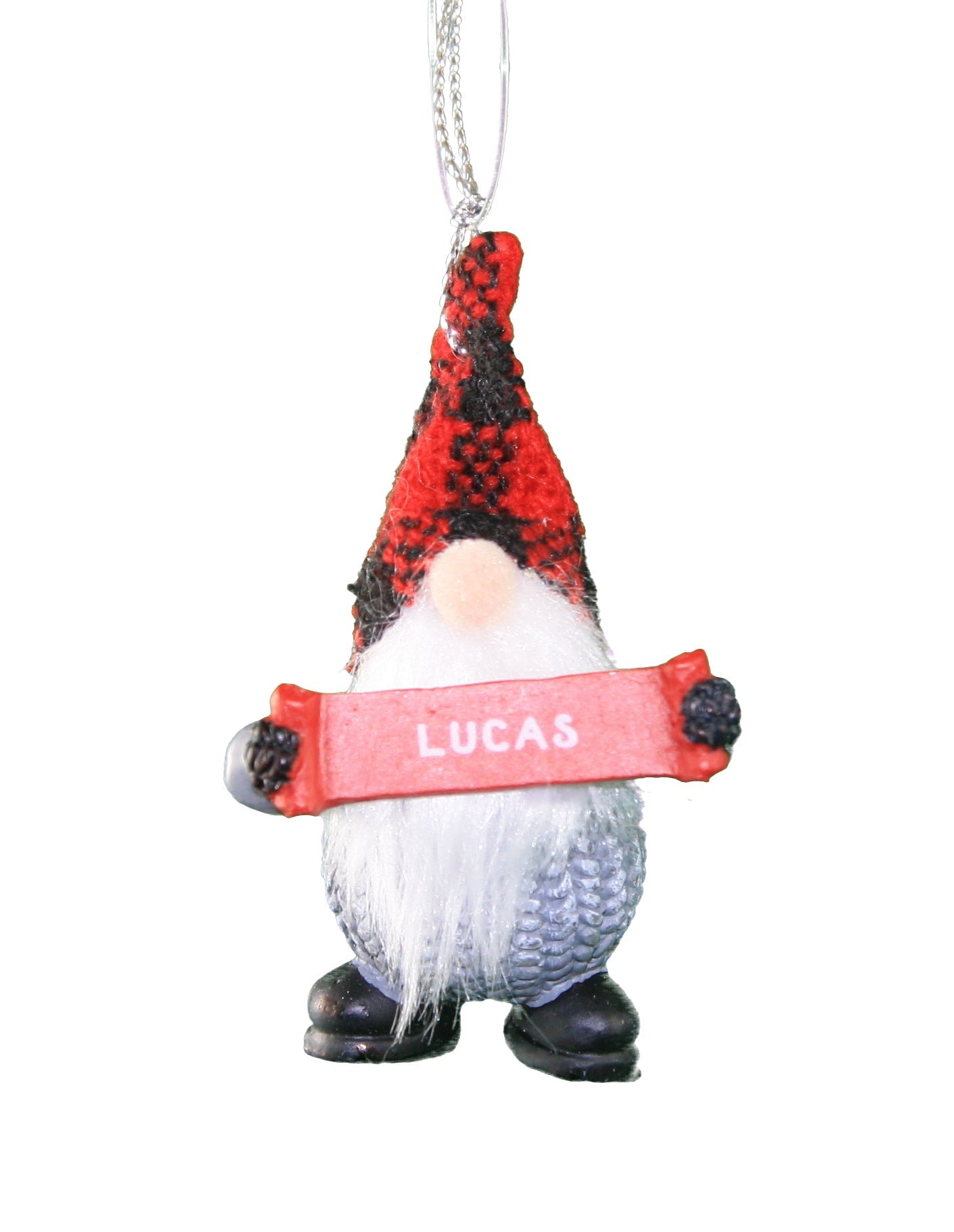 Personalized Gnome Ornament (Letters J-P) - Luke