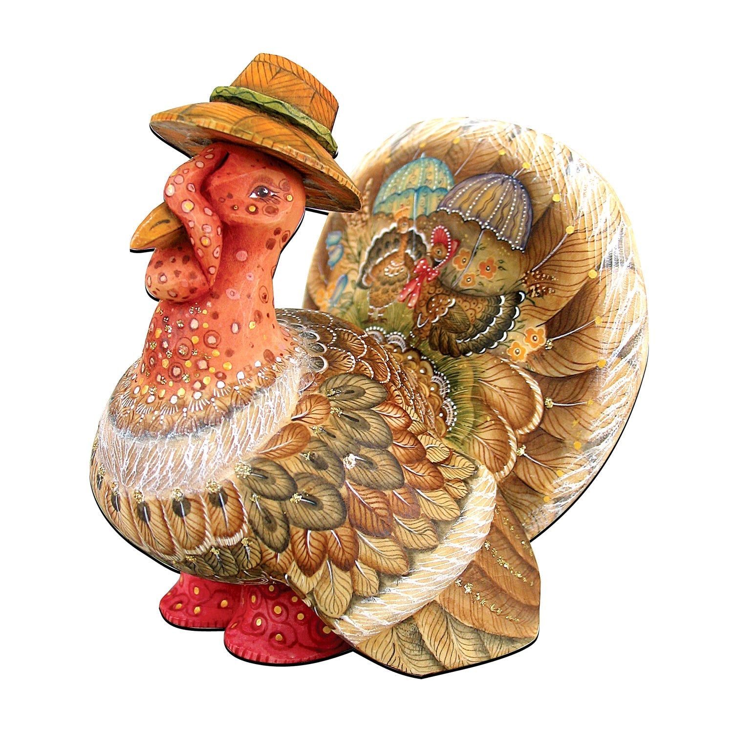 Thanksgiving Tom the Turkey Halloween Door Decor by G. DeBrekht - Thanksgiving Halloween Decor - 8158904H