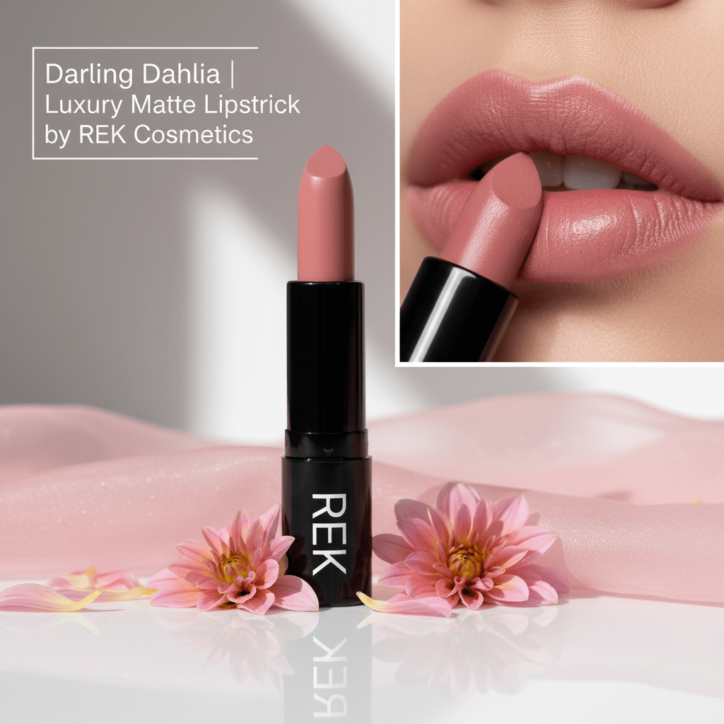 Cream Lipstick Collection | REK Cosmetics | Creamy Satin Finish, Longwear Formula
