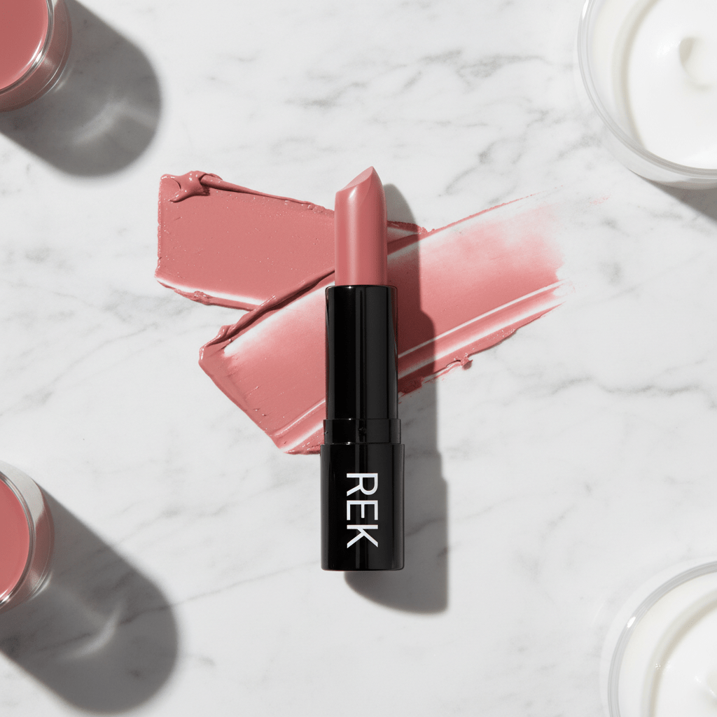Cream Lipstick Collection | REK Cosmetics | Creamy Satin Finish, Longwear Formula