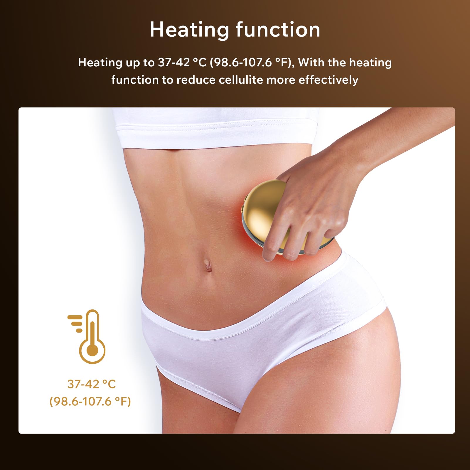 Depsoul Body Massager, 2 in 1 Professional Wireless Electric Massager, with 3 Gears for Belly, Waist, Leg, Butt, Arm