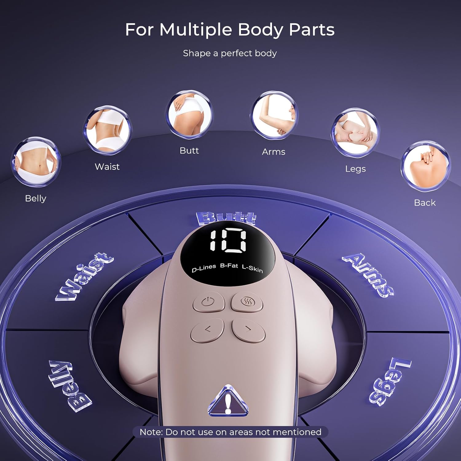 Depsoul Body Massager Professional Electric Leg Massager for Belly, Back, Waist, Arms, Buttocks