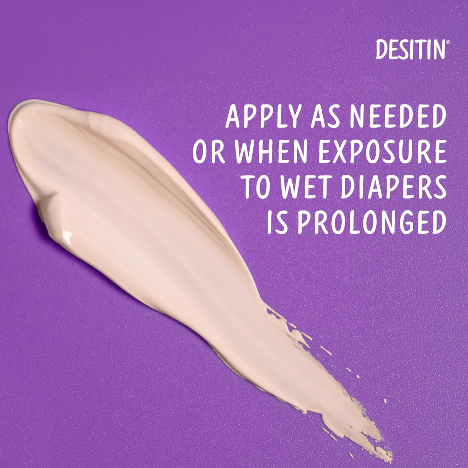 Desitin Maximum Strength Baby Diaper Rash Cream, 40% Zinc Oxide for Treatment, Relief & Prevention, Hypoallergenic, Phthalate- & Paraben-Free Paste, Protects Skin for 12 Hours, 4.8 oz