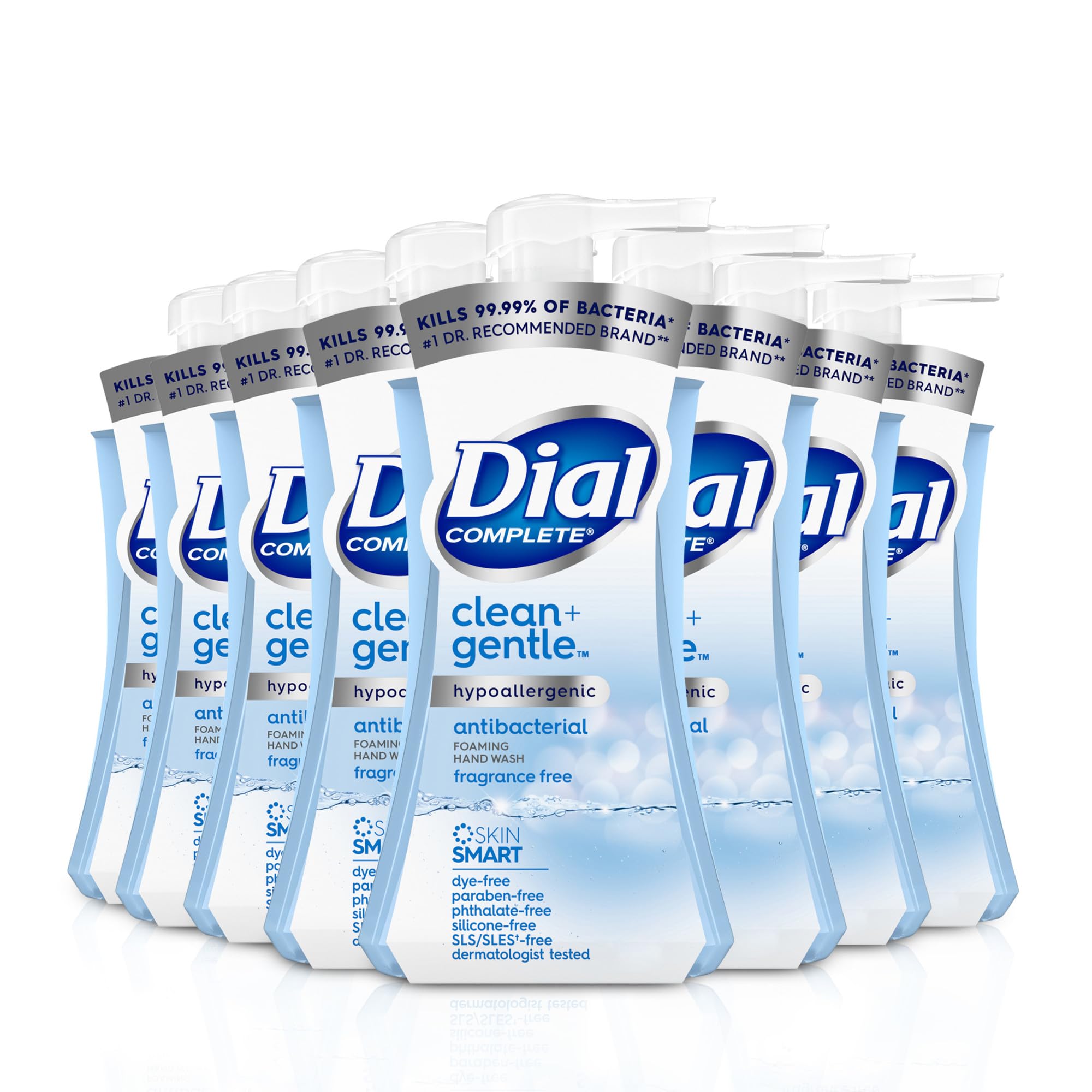 Dial Antibacterial Foaming Hand Wash, Fresh Pear, 7.5 fl oz Pack of 6)