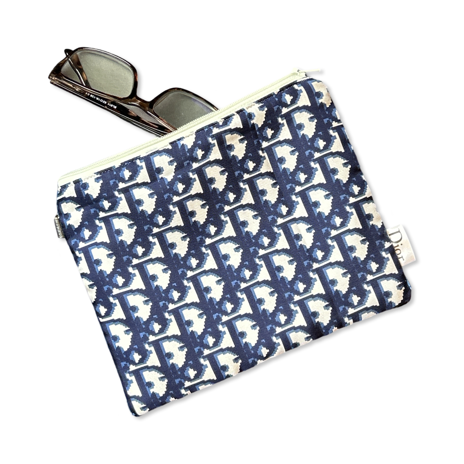 Trotter Blue Vintage Silk Scarf All-Around Bag