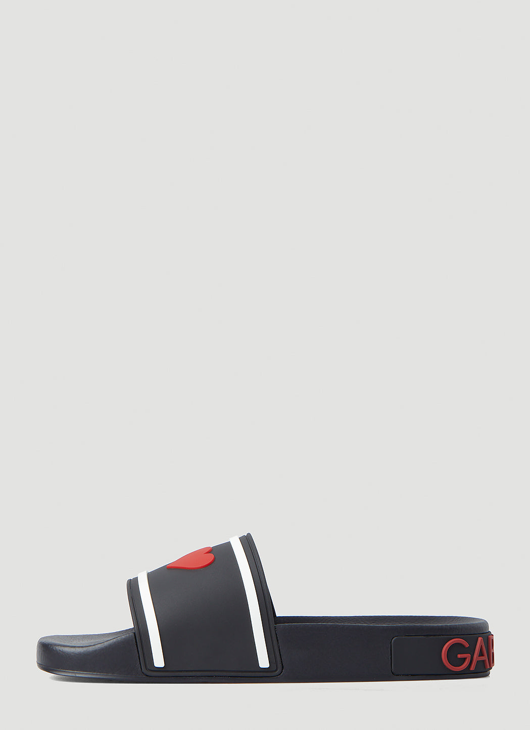 Dolce & Gabbana Women Logo Embossed Slides