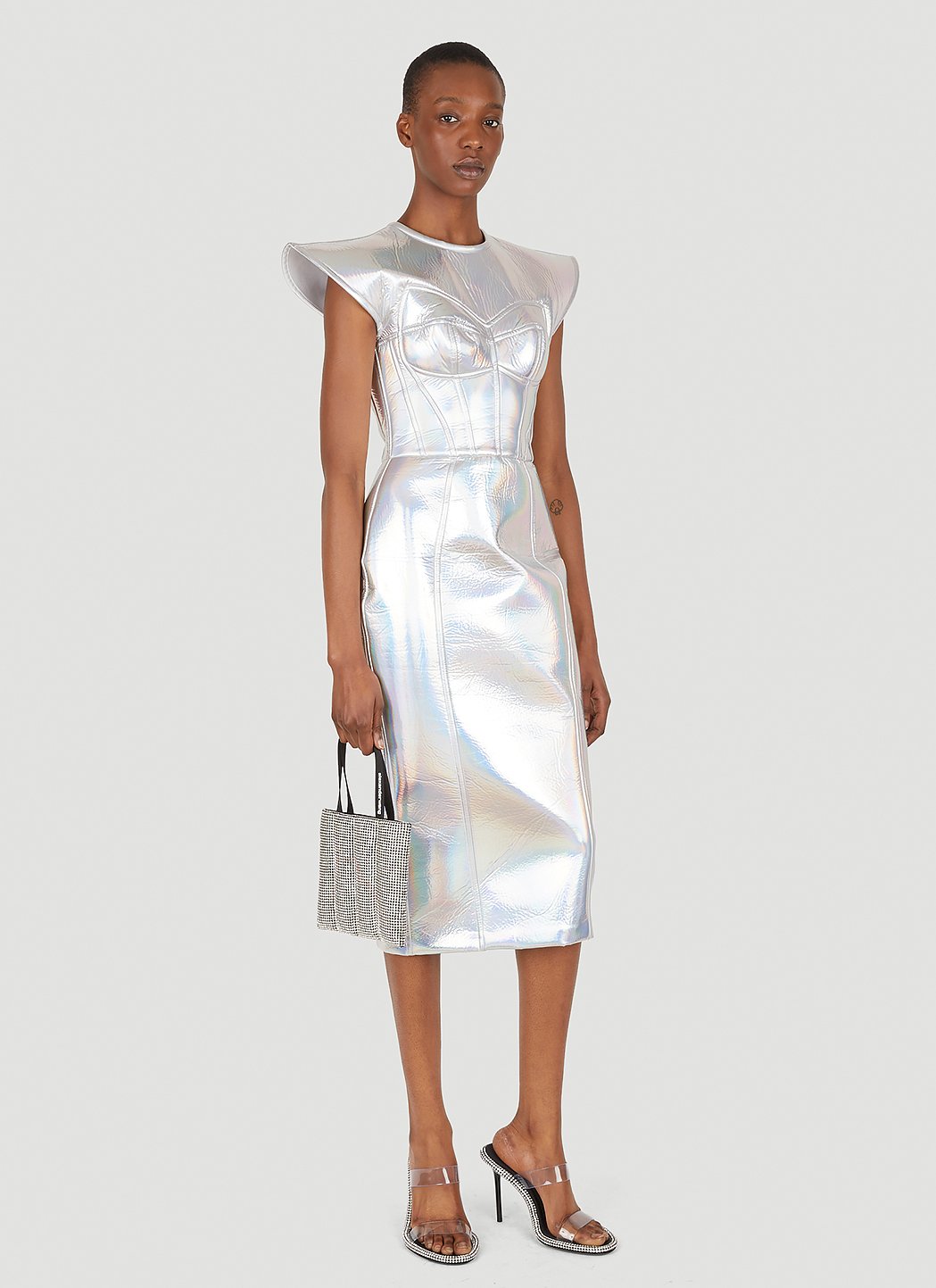 Dolce & Gabbana Women Metallic Bustier Dress