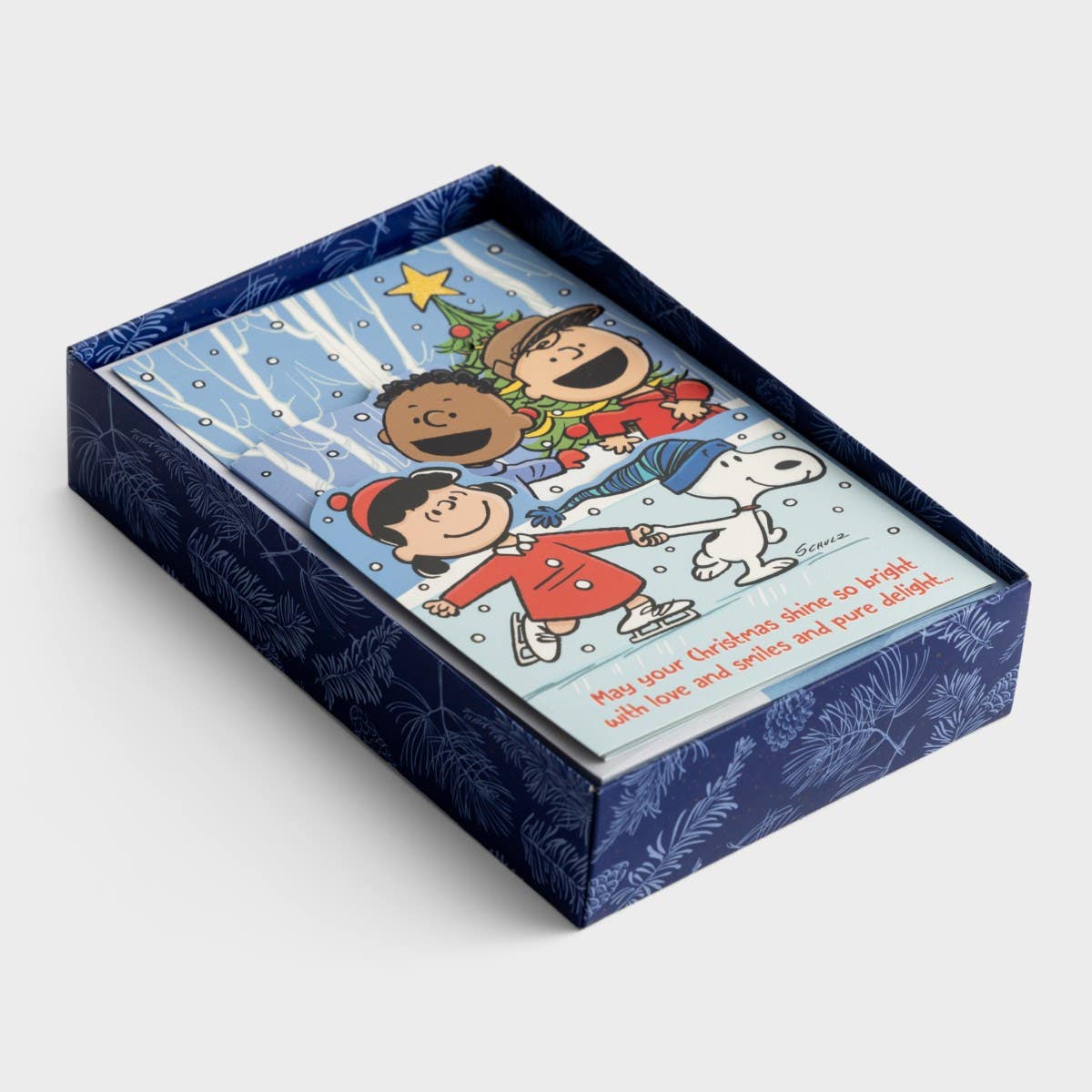 Peanuts - May Your Christmas Shine So Bright- 18 Christmas Boxed Cards