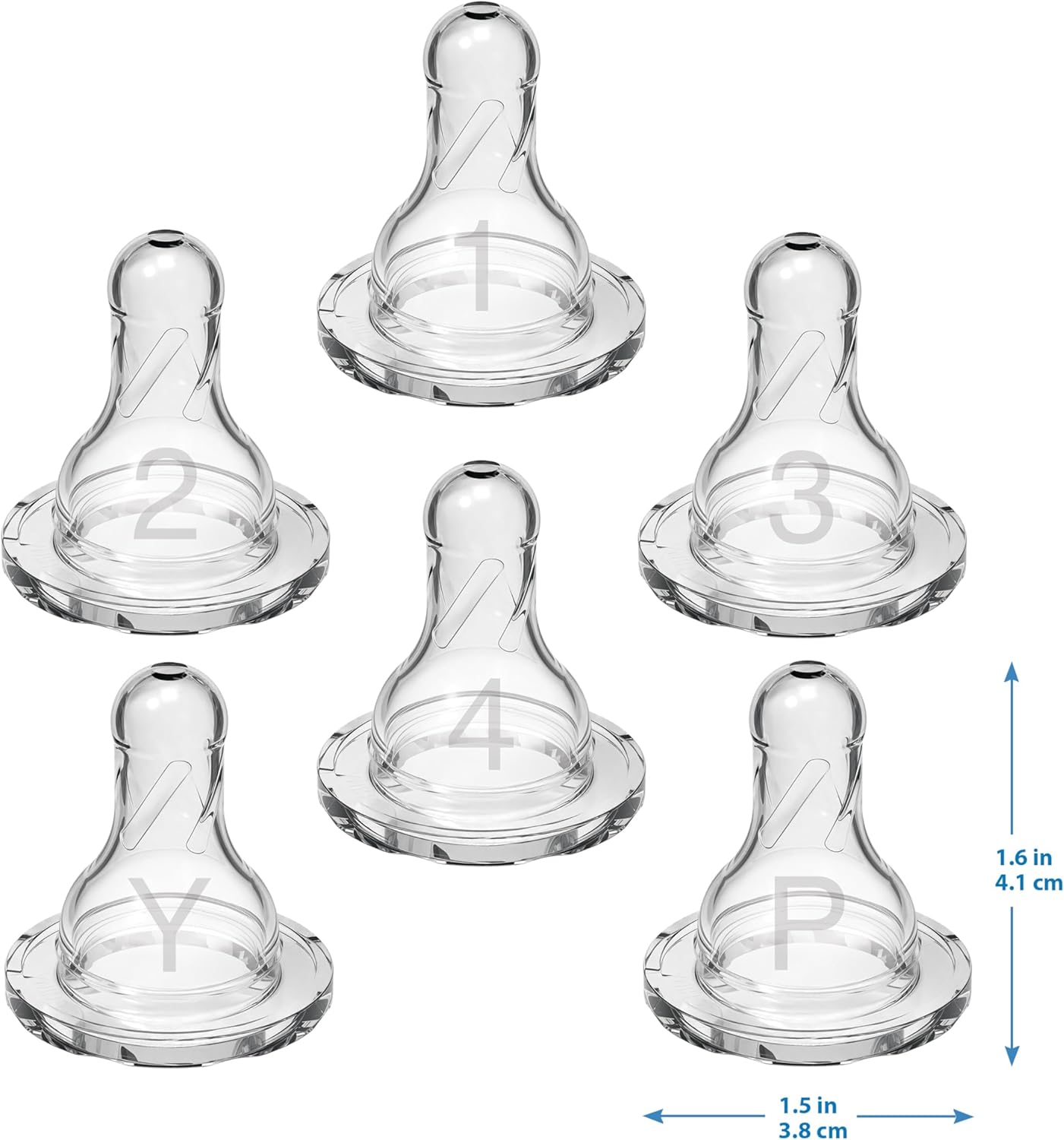 Dr. Brown's Original Nipple, Level 4 (9m+), 6 Count