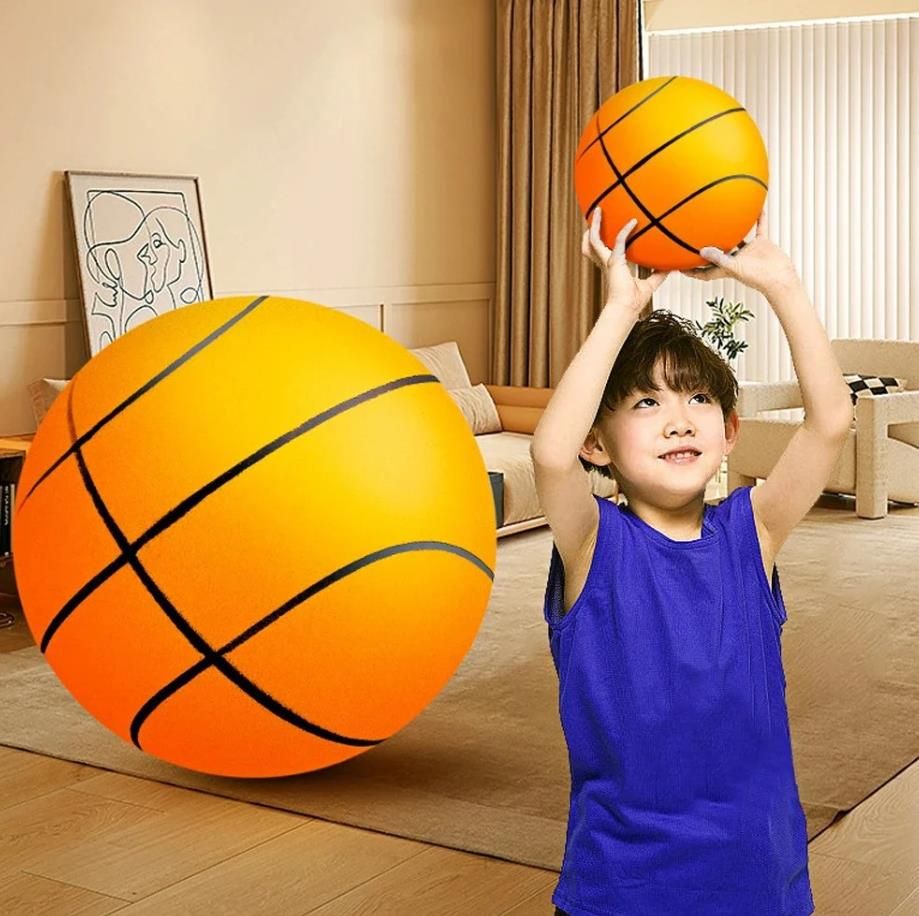 Silent Basketball, Indoor Training Ball Uncoated High Density Foam Ball