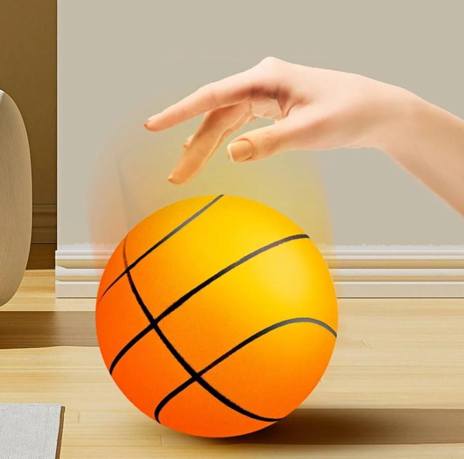 Silent Basketball, Indoor Training Ball Uncoated High Density Foam Ball