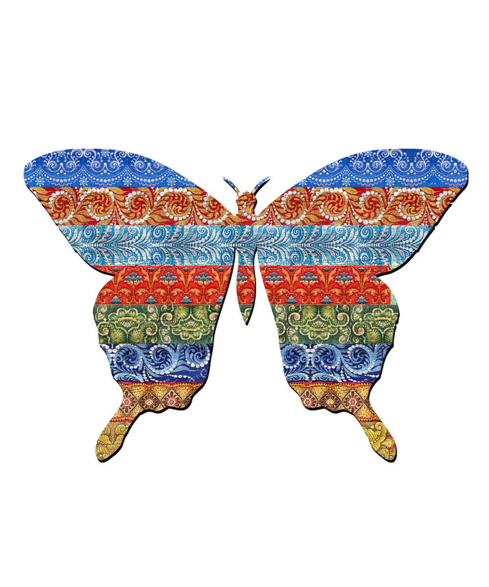 Quilted Butterfly Easter Door Decor by G. DeBrekht - Easter Spring Decor - 8198718H