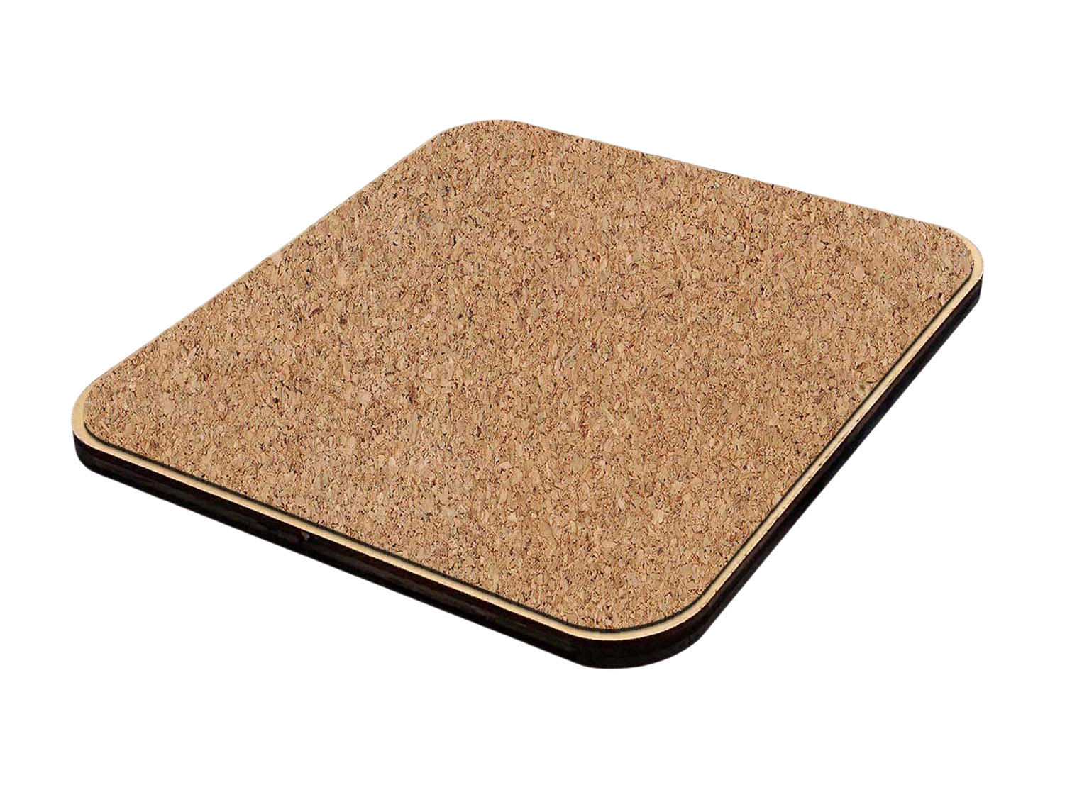 Christmas Is Here Wooden Cork Coasters Gift Set of 4 by G. Debrekht - Christmas Decor - 8199443C-S4