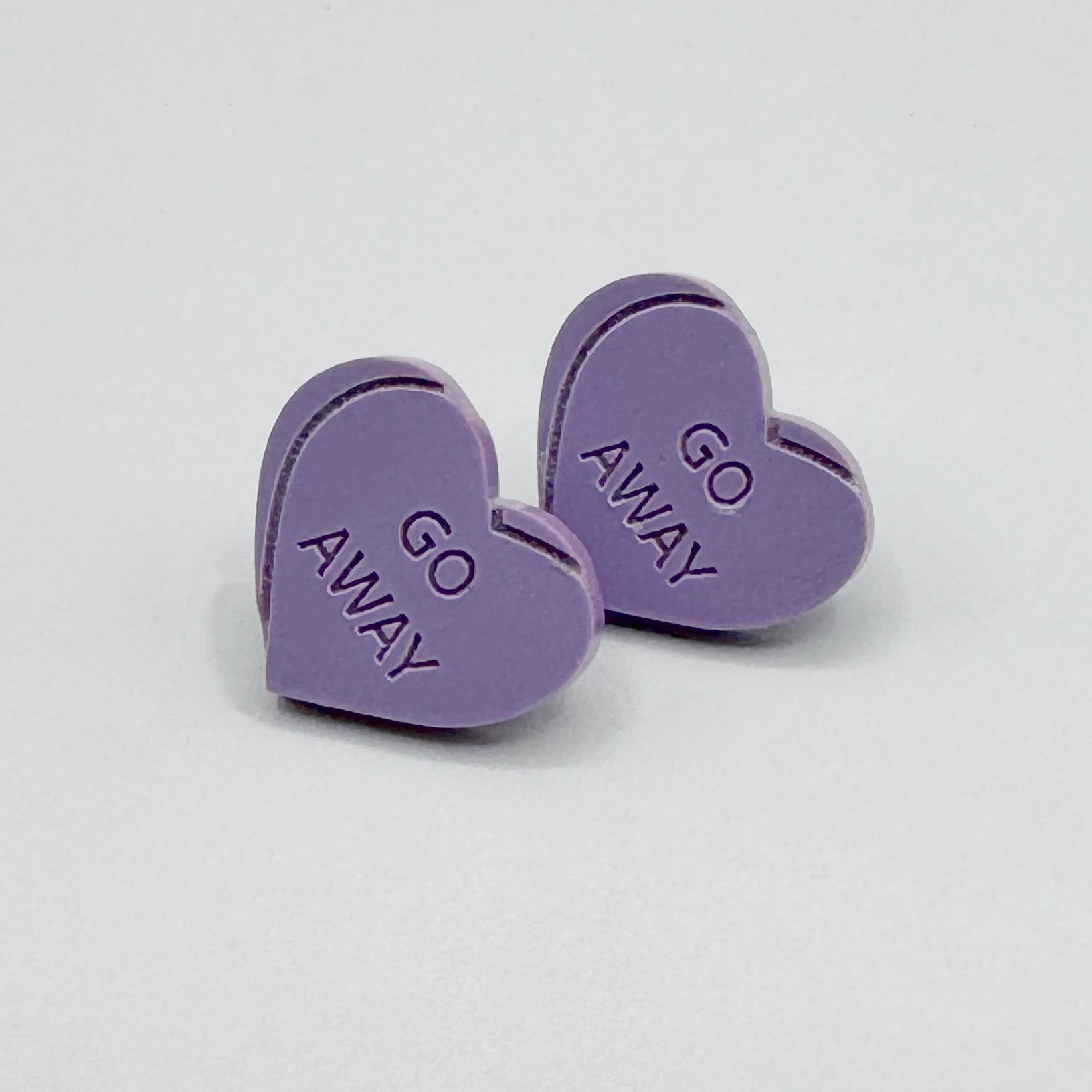Heart Candy GO AWAY Studs (Multicolor) by BOBBYK