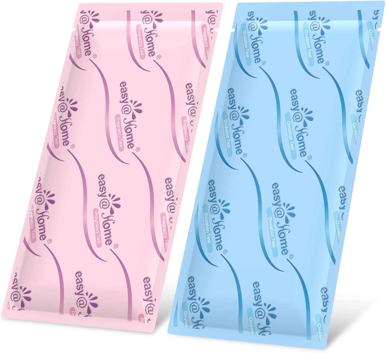 Easy@Home 50 Ovulation Test Strips and 20 Pregnancy Test Strips Combo Kit, (50 LH + 20 HCG)-Package May Vary