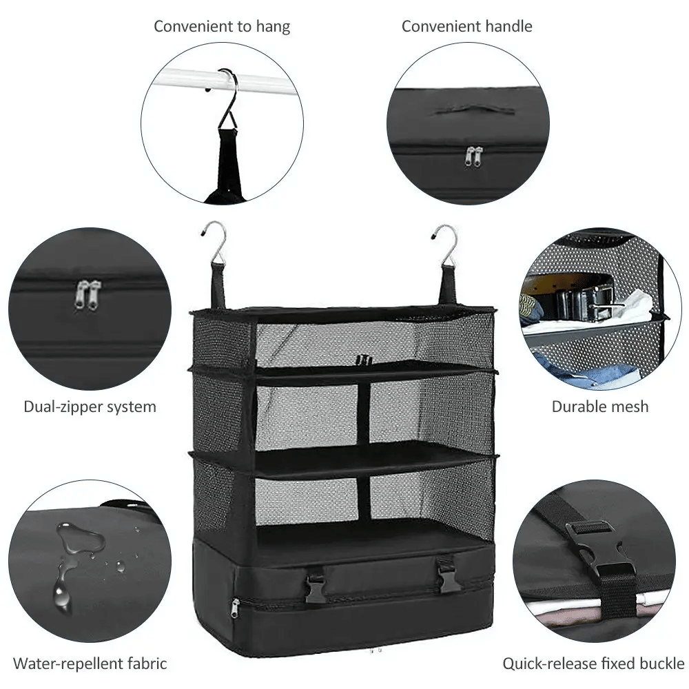 Easy Travel Foldable Luggage Organizer