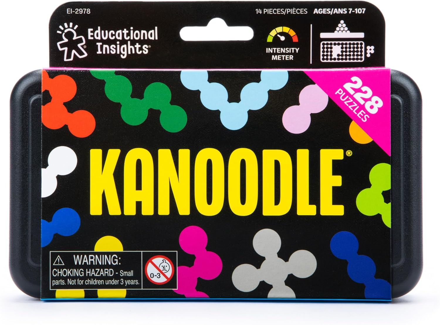 Educational Insights Kanoodle 3D Brain Teaser Puzzle Game, Featuring 200 Challenges, Easter Basket Stuffers for Kids, Gift for Ages 7+