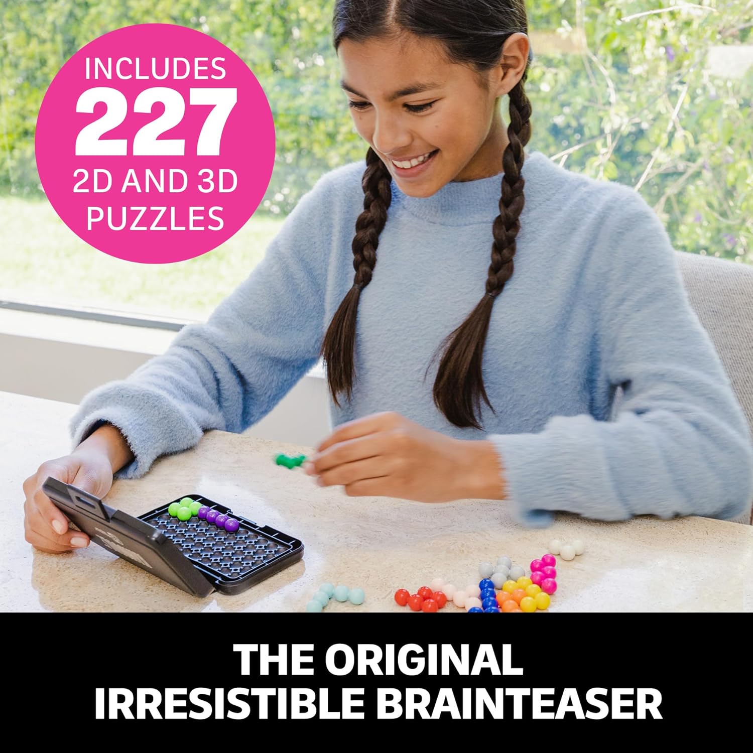 Educational Insights Kanoodle 3D Brain Teaser Puzzle Game, Featuring 200 Challenges, Easter Basket Stuffers for Kids, Gift for Ages 7+