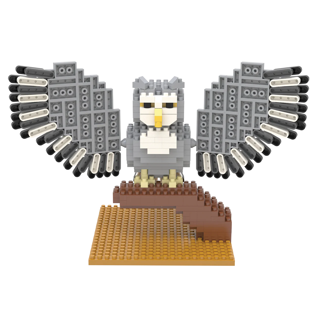 Mini Building Blocks - Great Horned Owl