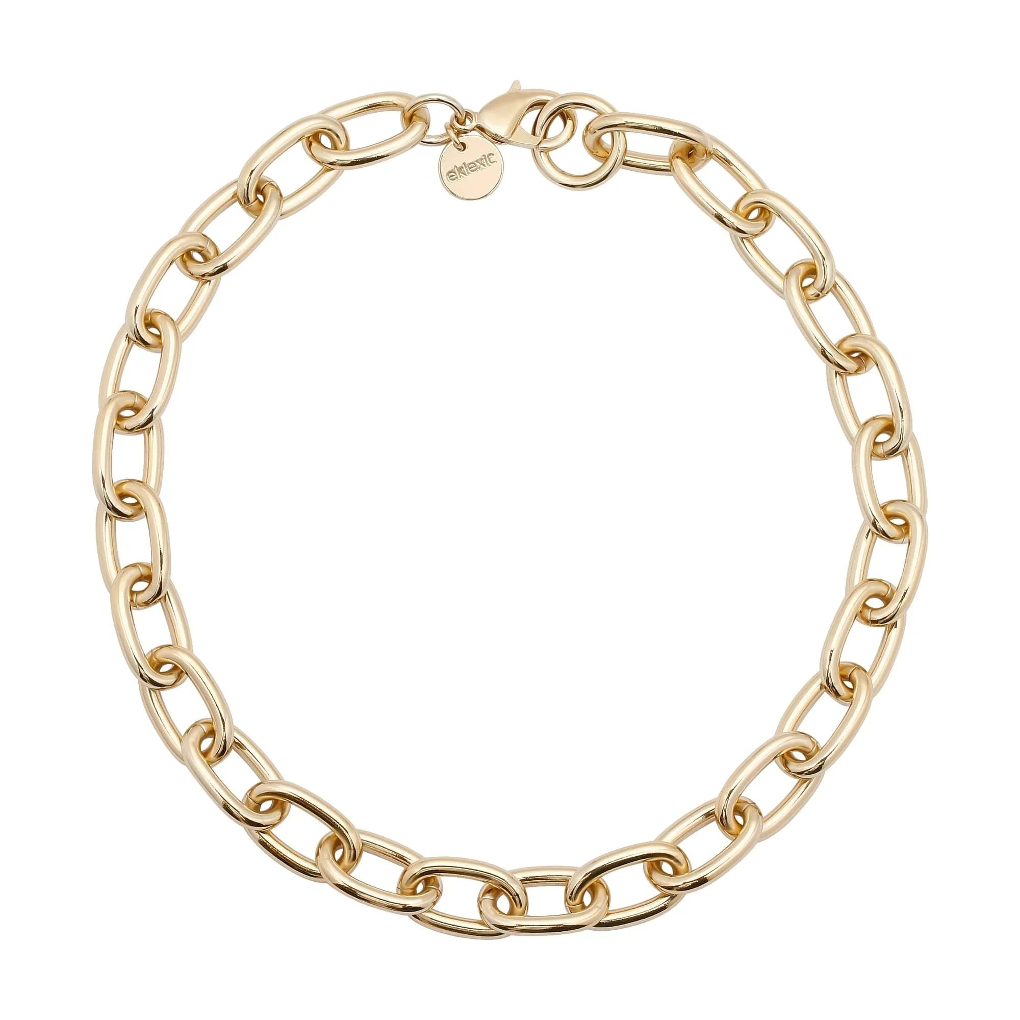 Gold-toned Chain Link Necklace Alana Necklace Jewelry accessory stylish and trendy