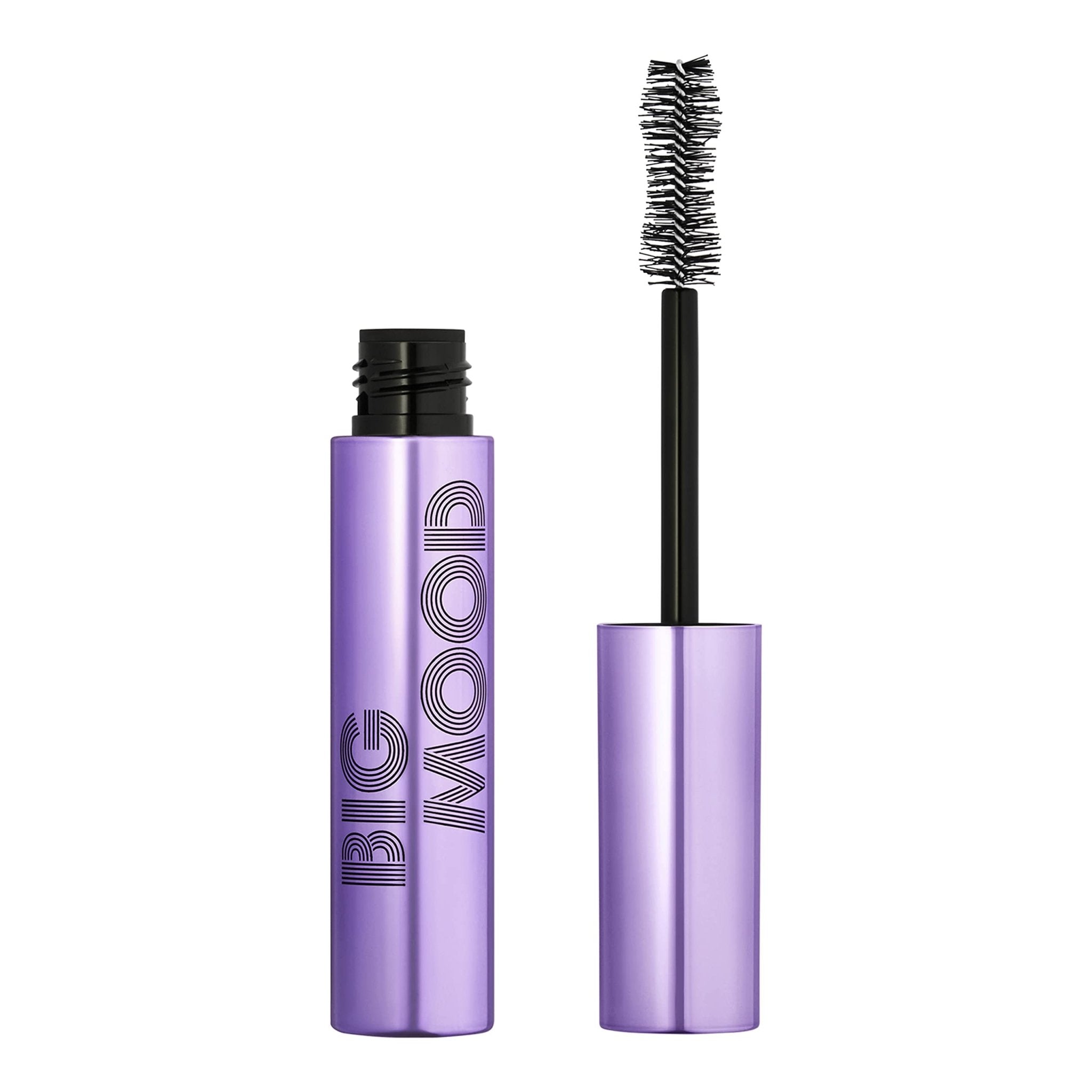 e.l.f. Big Mood Mascara, Instantly Creates Long-Lasting, Bold & Lifted, Voluminous Lashes, Infused with Jojoba Wax, Pitch Black, 0.30 fl Oz