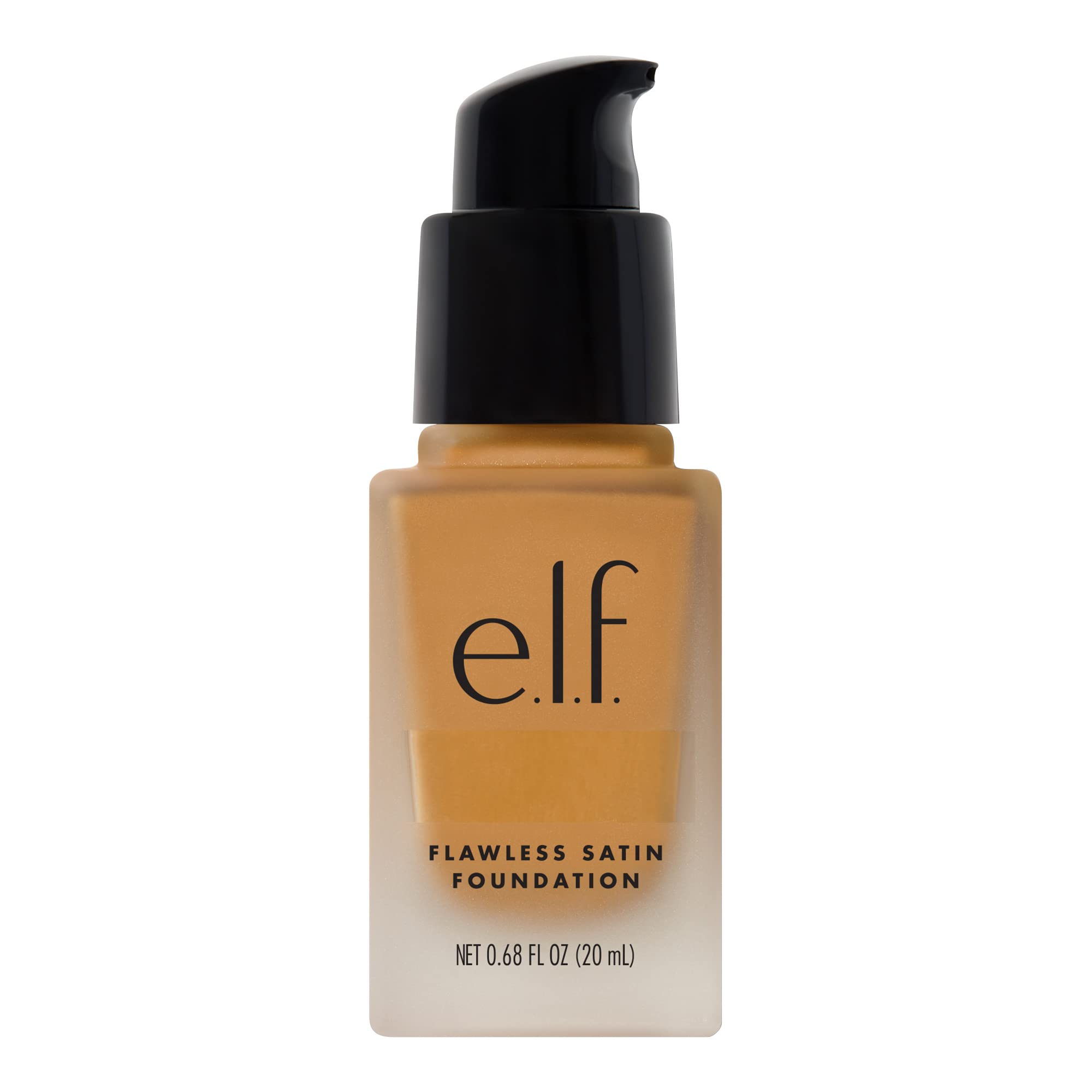 e.l.f. Flawless Satin Foundation, Lightweight & Medium Coverage, Semi-Matte Finish, Vegan & Cruelty-Free, Pearl, 0.68 Fl Oz (20mL)