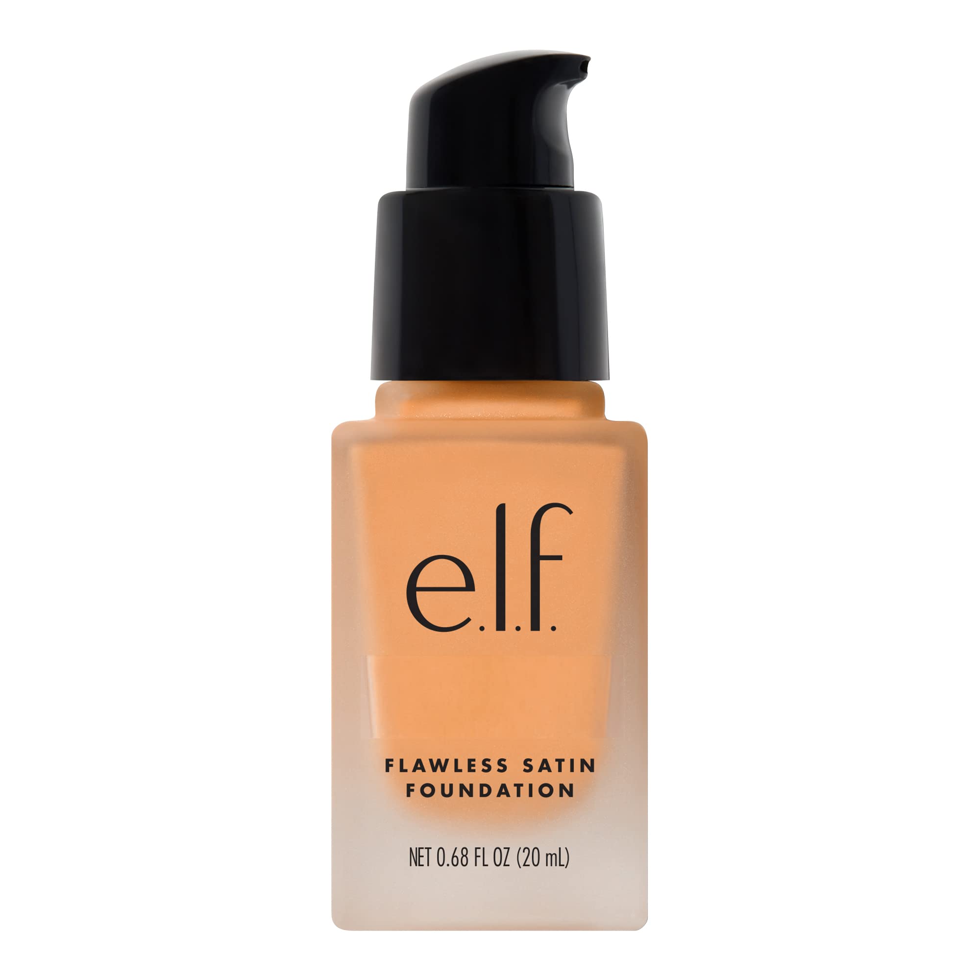 e.l.f. Flawless Satin Foundation, Lightweight & Medium Coverage, Semi-Matte Finish, Vegan & Cruelty-Free, Pearl, 0.68 Fl Oz (20mL)