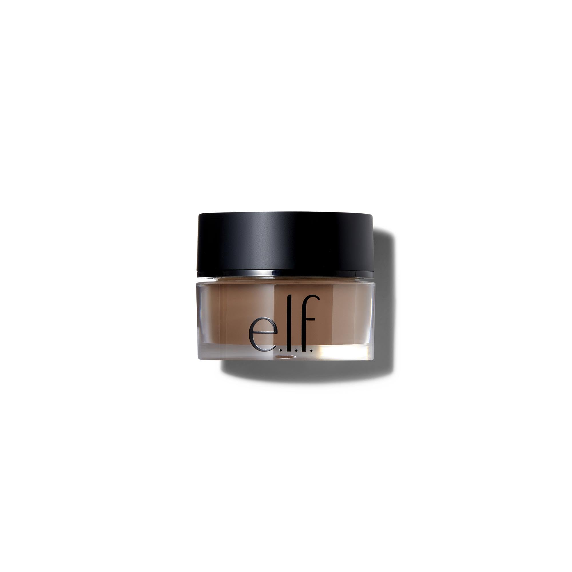 e.l.f. Lock On Liner And Brow Cream, Lines Eyes & Defines Eyebrows, Espresso, 0.19 Oz (5g)