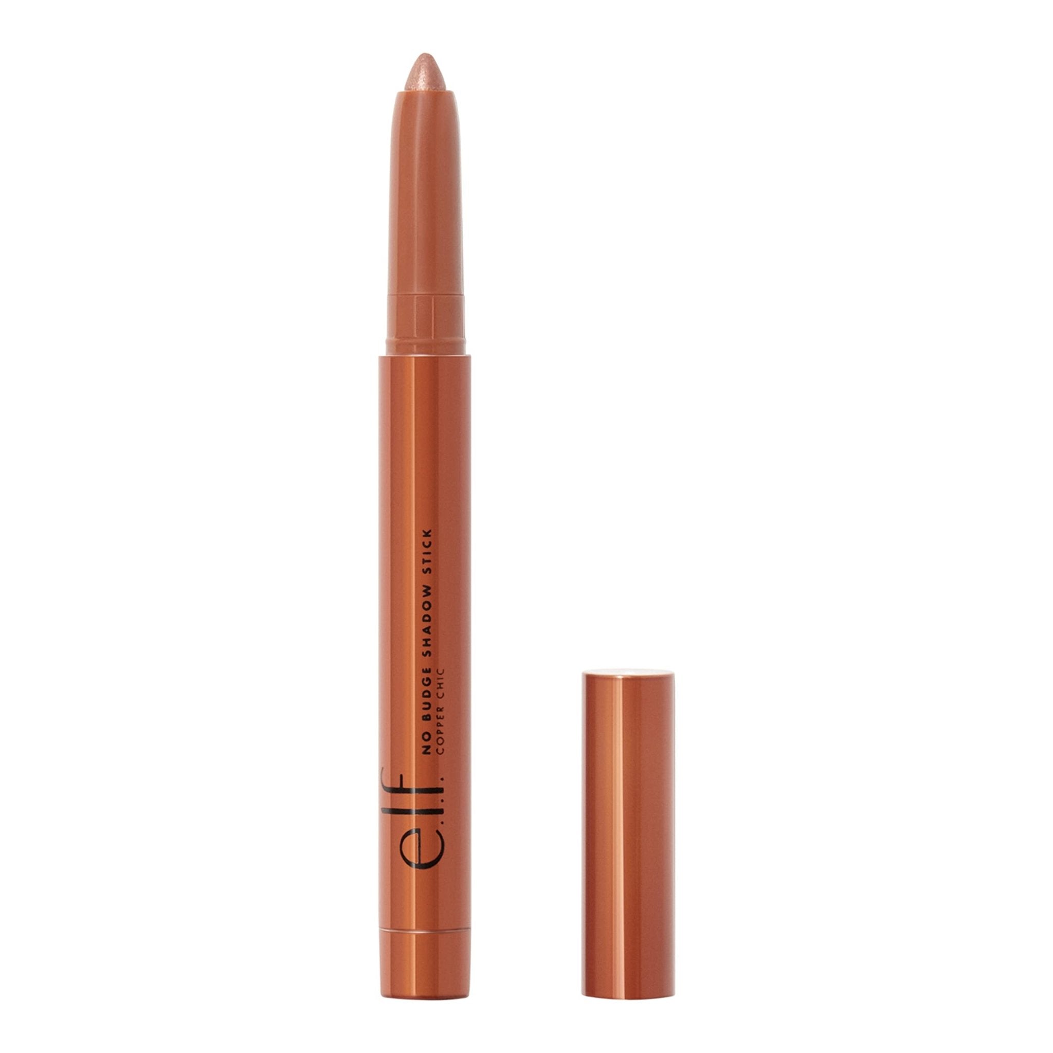 e.l.f. No Budge Shadow Stick, Long-Lasting Cream Eyeshadow Stick For High-Pigment, Metallic Color, Vegan & Cruelty-Free, Rose Gold