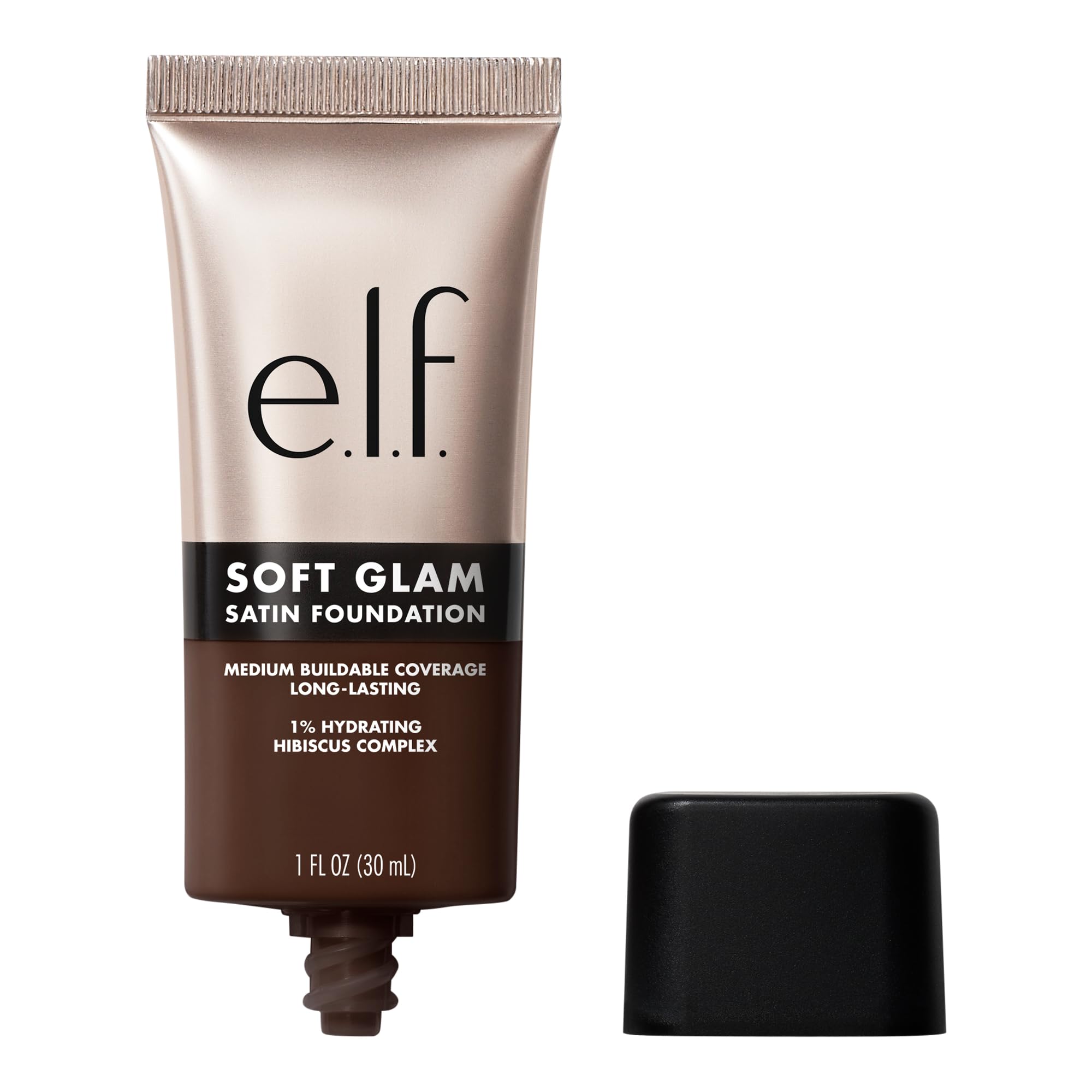 e.l.f. Soft Glam Foundation, Medium Coverage, Long-Lasting & Buildable Foundation For A Smooth, Satin Finish, Vegan & Cruelty-Free, 20 Light Cool