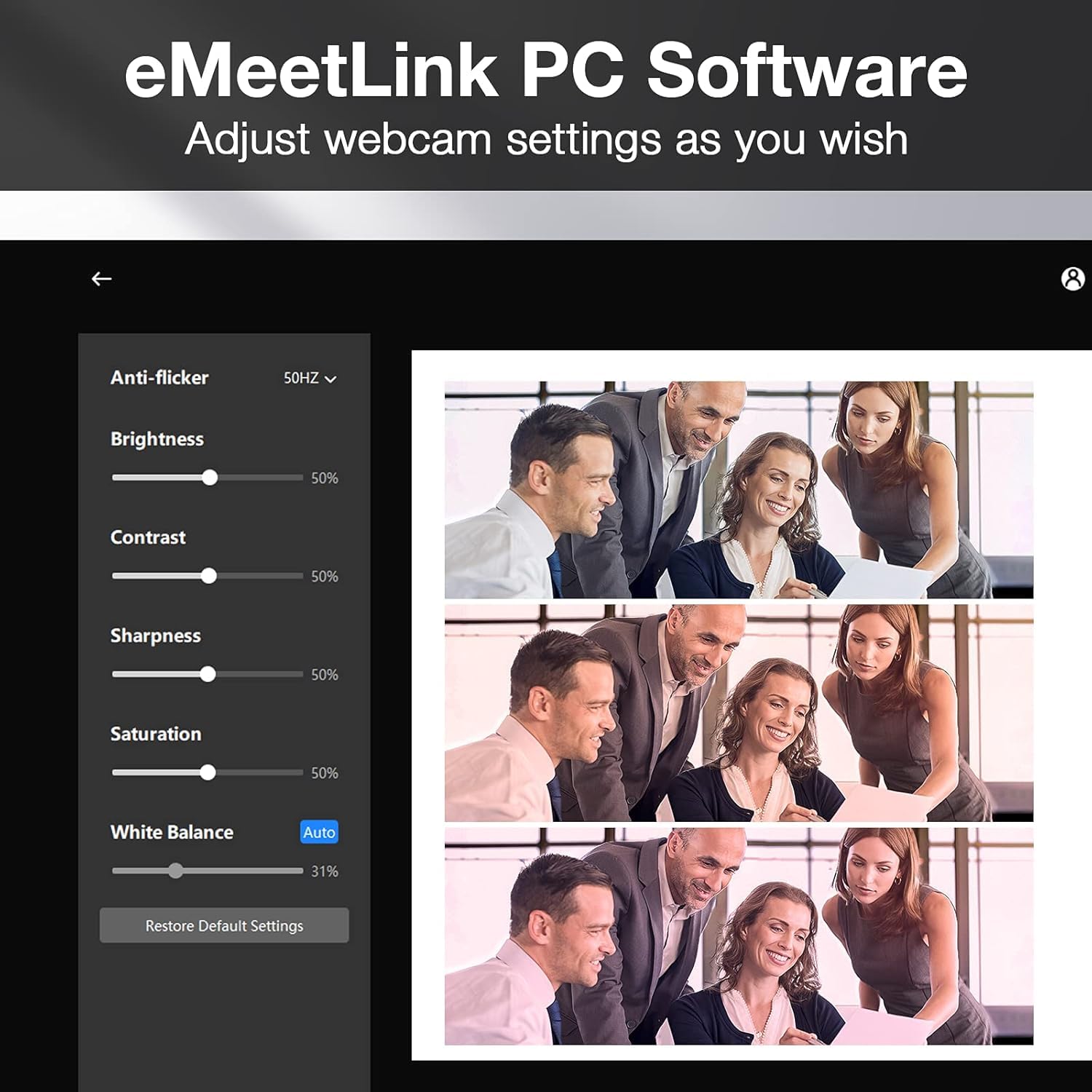 EMEET 1080P Webcam with Microphone, C960 Web Camera, 2 Mics, 90° FOV, USB Type-A & A-to-C Adapter, Plug&Play Computer Camera for Online Calling/Conferencing, Zoom/Teams/Facetime/YouTube, 2025 Version