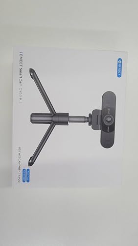 EMEET 1080P Webcam with Microphone, C960 Web Camera, 2 Mics, 90° FOV, USB Type-A & A-to-C Adapter, Plug&Play Computer Camera for Online Calling/Conferencing, Zoom/Teams/Facetime/YouTube, 2025 Version