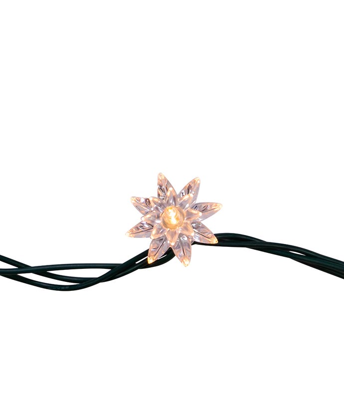 20-Light Clear Flower Light Set