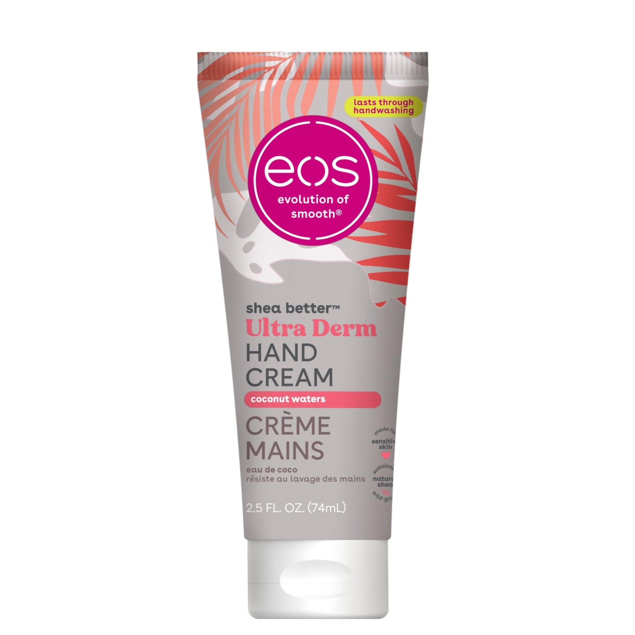 eos Shea Better Hand Cream - Vanilla Cashmere Hand Lotion | Instant Hydration + Lasting Protection | 2.5 oz