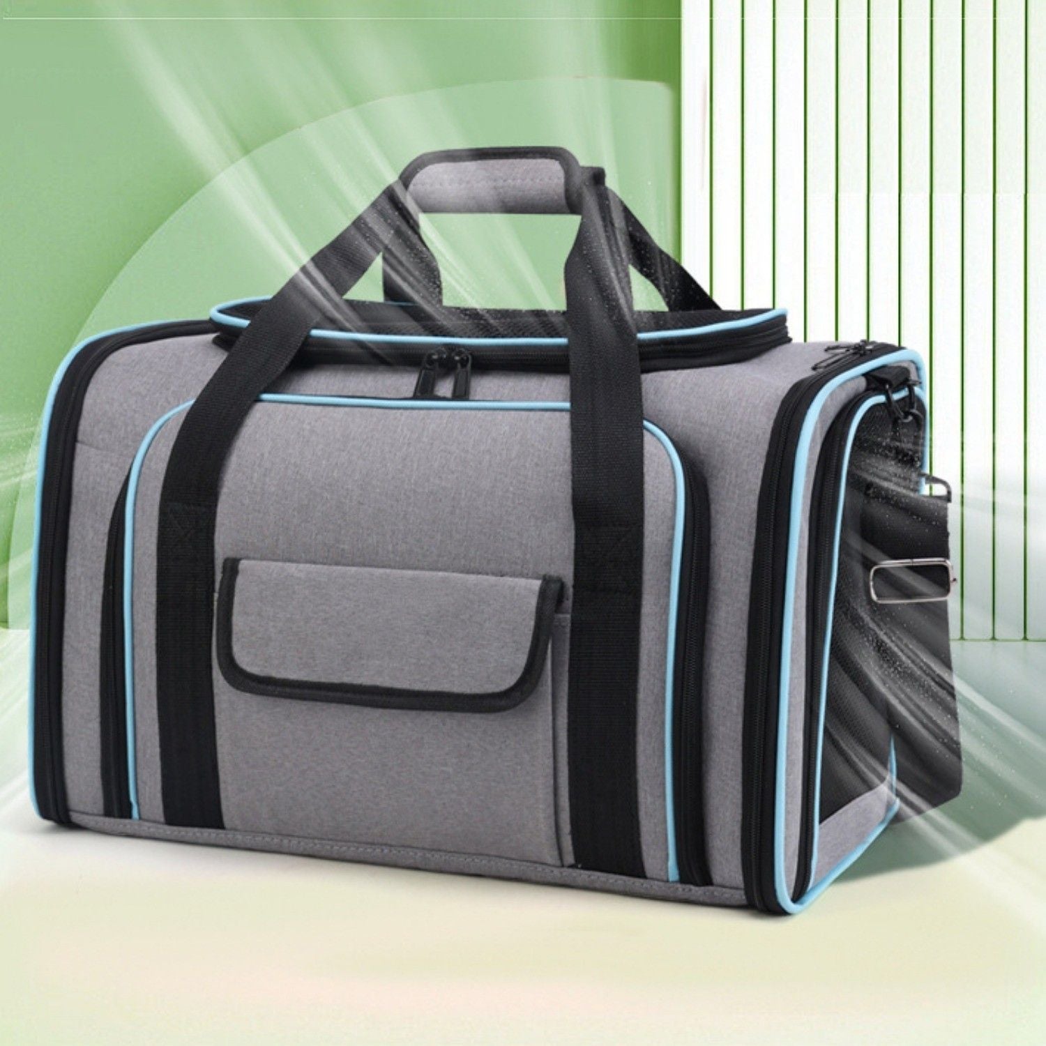 Expandable Pet Carrier Airline Approved Cat Dog Carrier Cat Collapsible Soft Carrier Bag with Removable Fleece Pad Pockets Breathable Mesh Adjustable Shoulder Strap Ban on Amazon sales