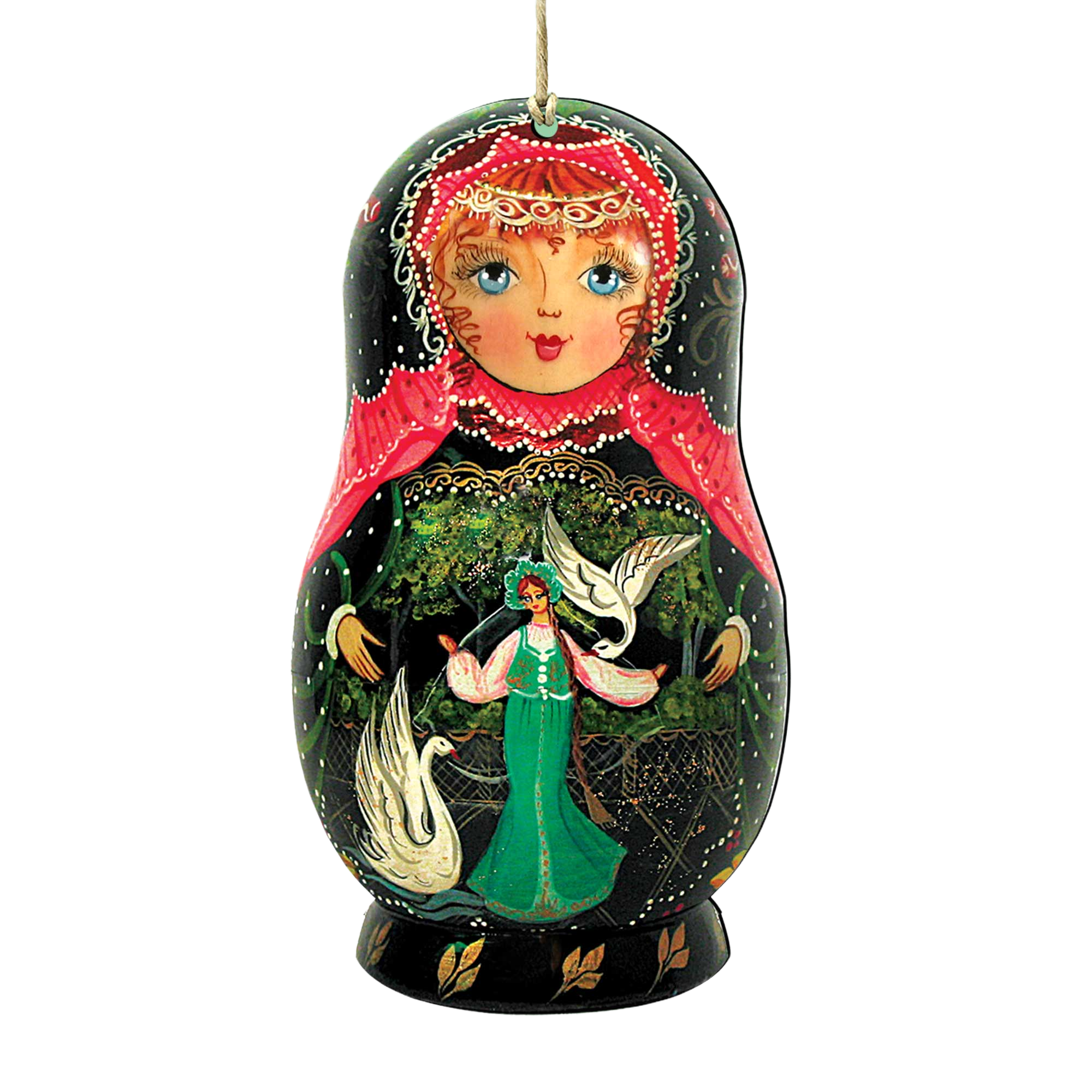 Nesting Doll Wooden Ornaments by G. DeBrekht - Christmas Decor - 8115990