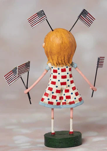 Fannie's Flags Lori Mitchell Figurine