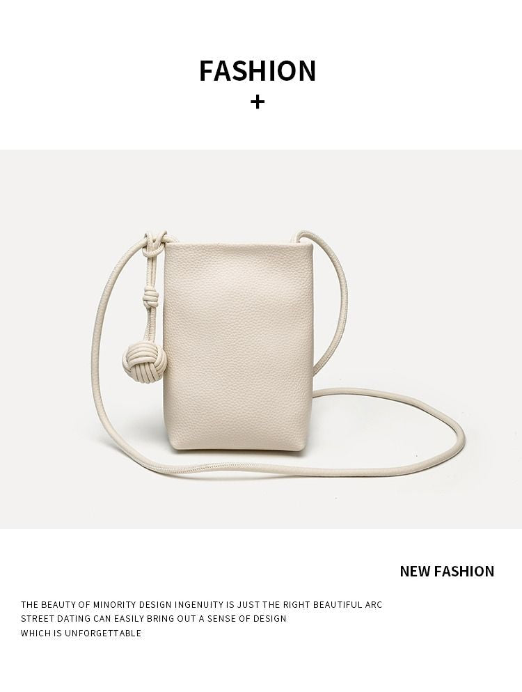 Fashion small bag female new hundreds of cell phone bag senior sense niche shoulder crossbody women's bag