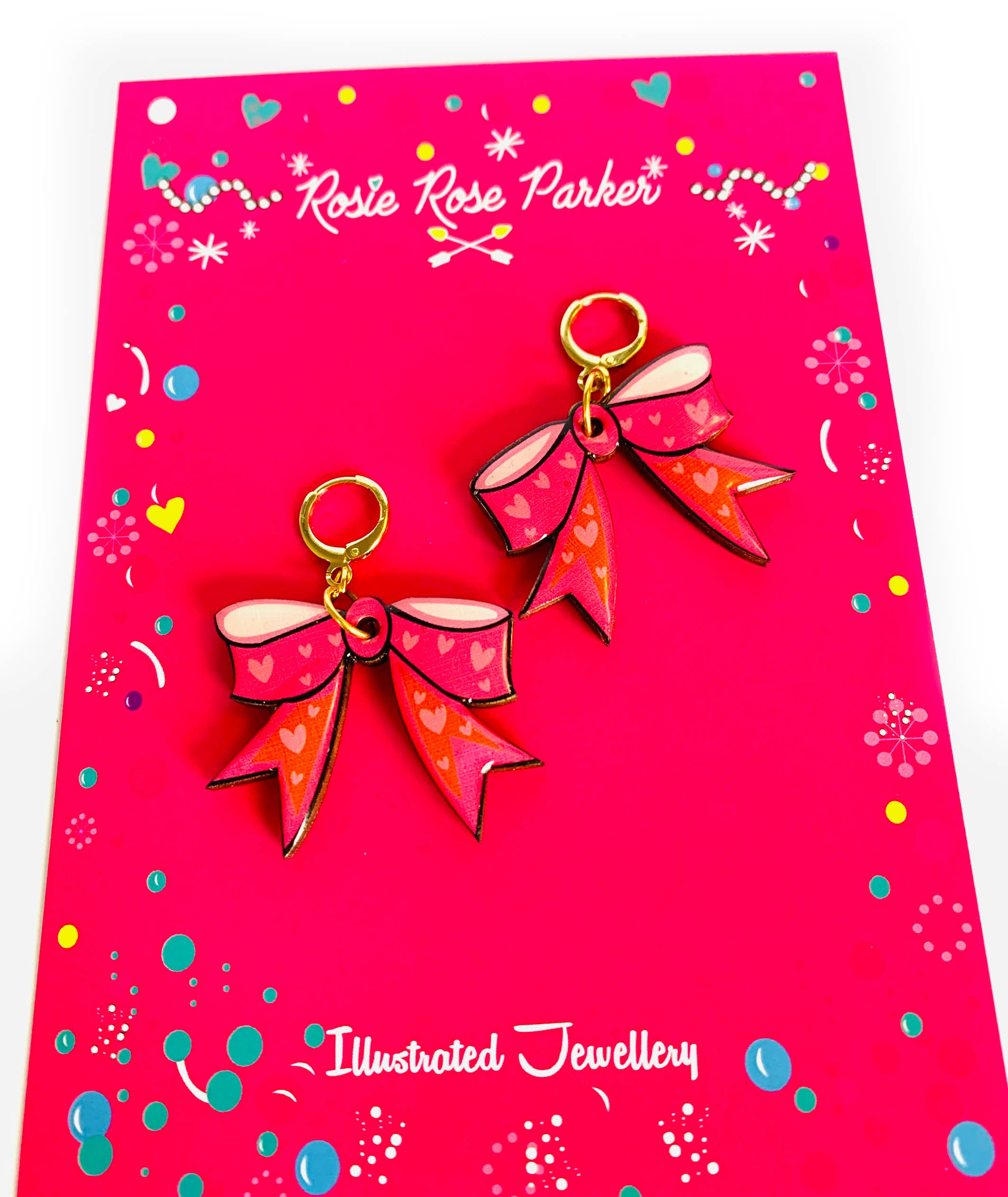 Big bow earrings statement earrings summer earrings big