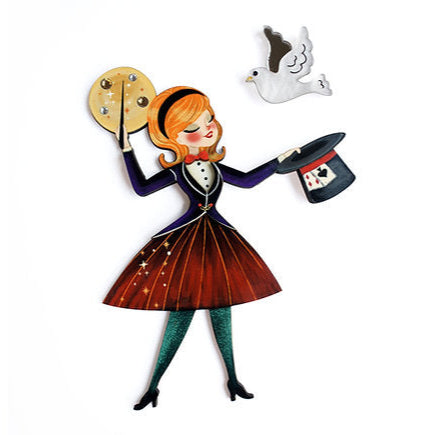 Magician with Dove Brooch by Laliblue