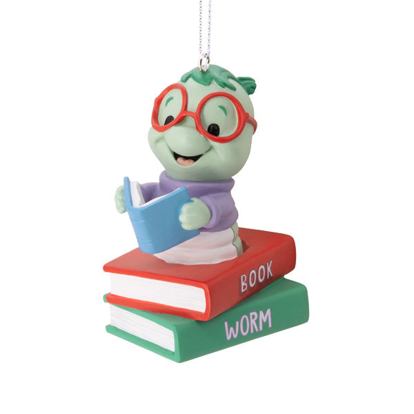 Book Worm Hallmark Ornament