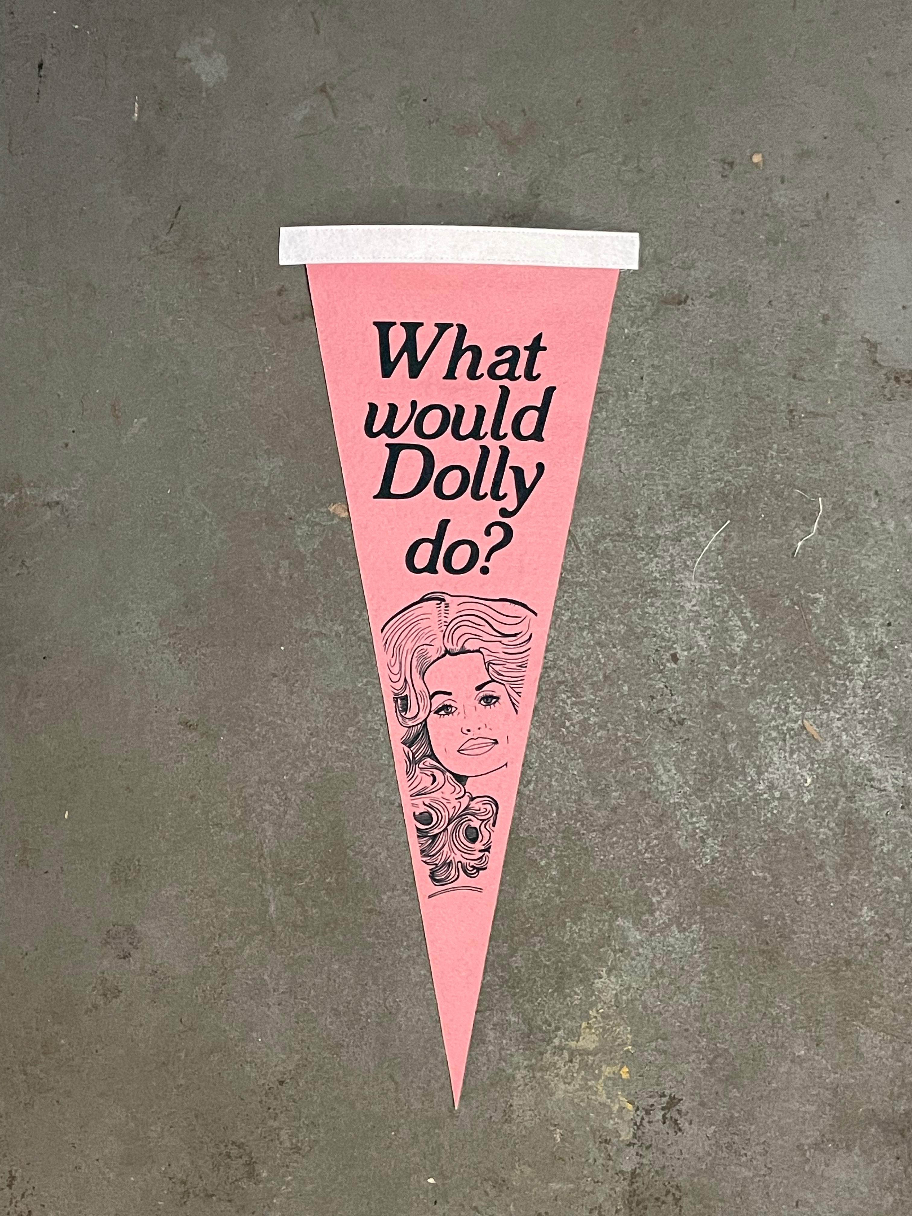 What Would Dolly Do? Pennant by BOBBYK