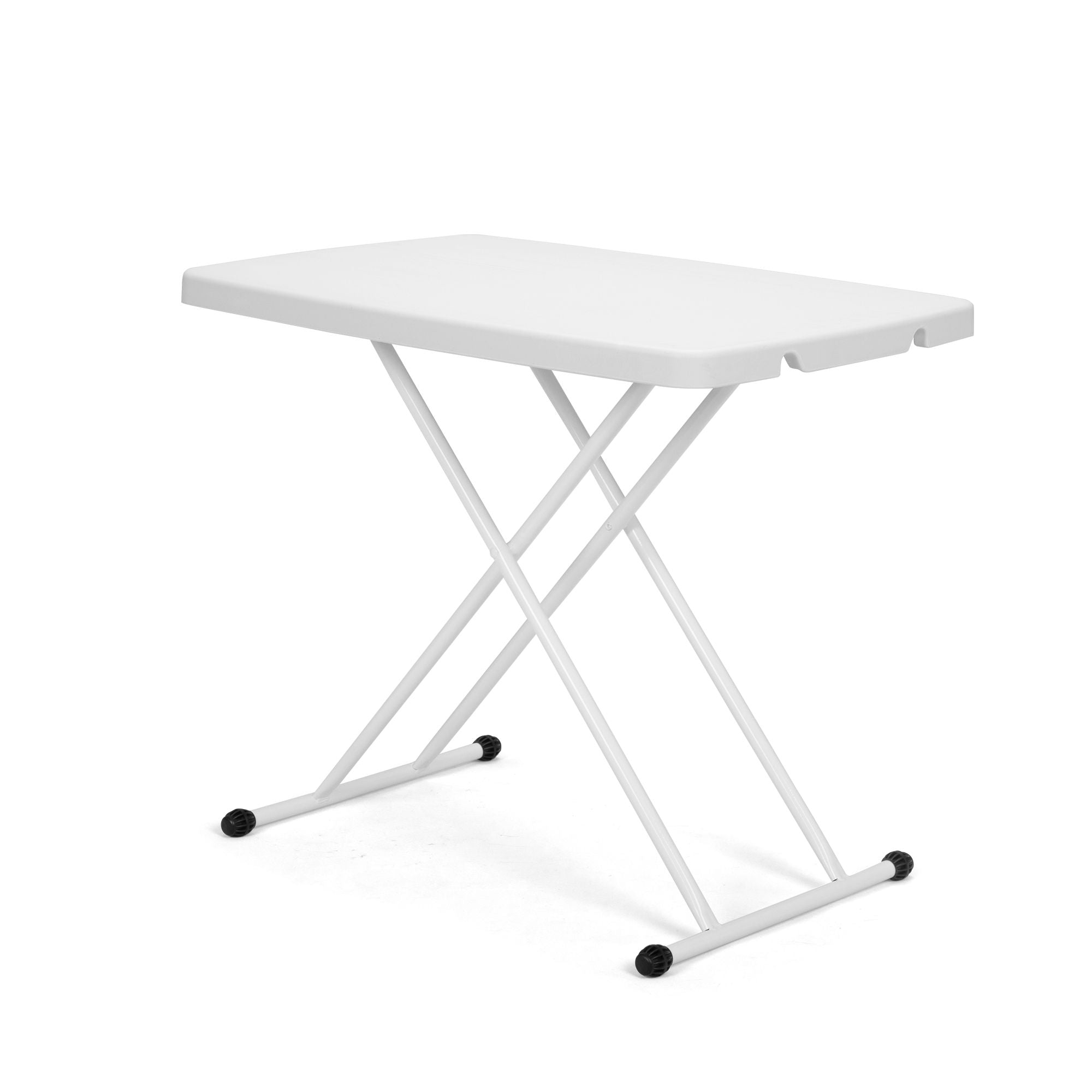 Folding Table Writing Desk with Adjustable Height for Study Office Home Use
