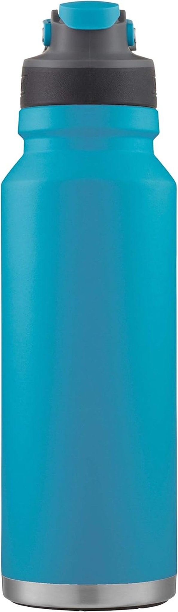 Freeflow Vacuum-Insulated Stainless Steel Water Bottle with Leak-Proof Lid, 24Oz/40Oz Bottle with Button-Operated Lid & Carry Handle, Keeps Drinks Hot or Cold for Hours