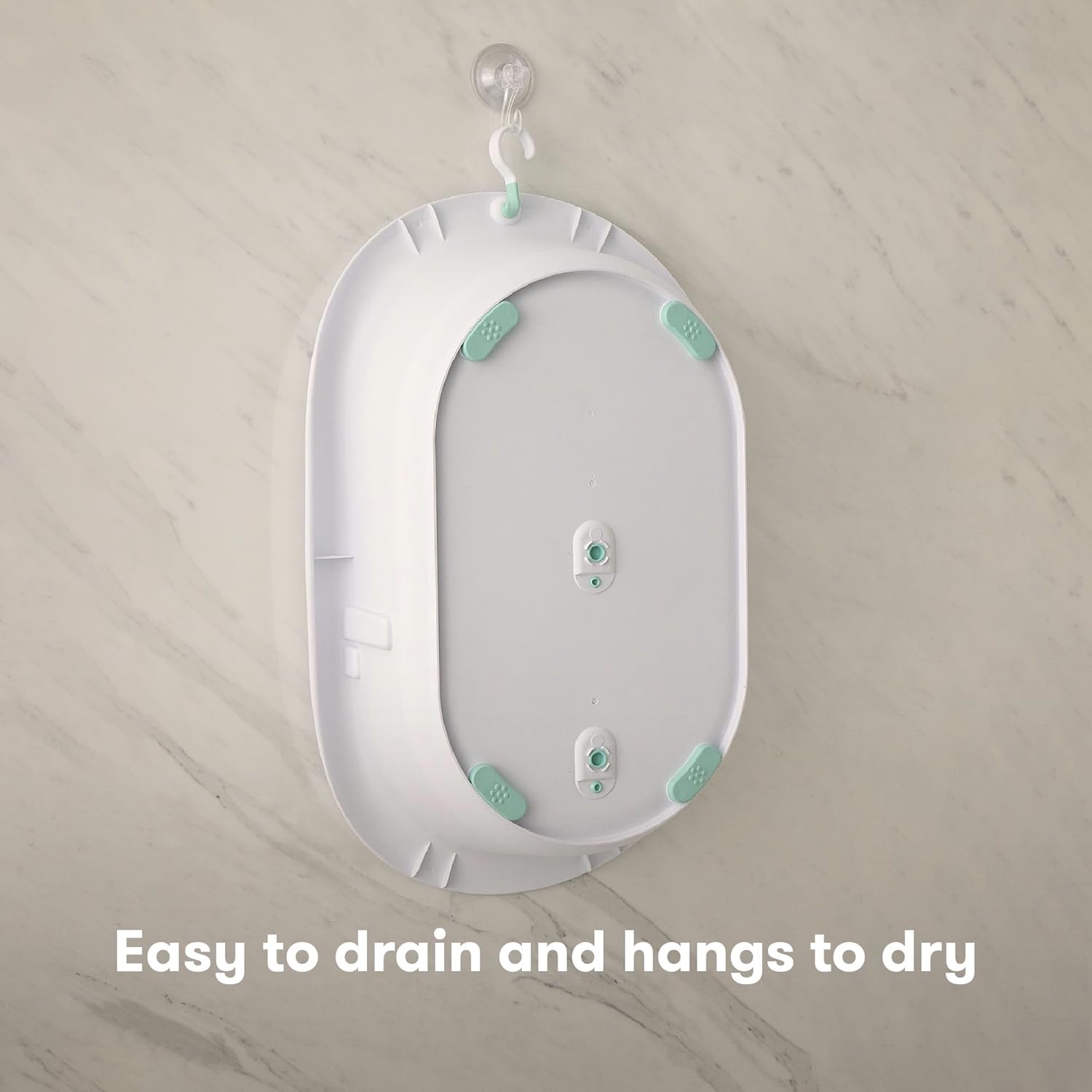 Frida Baby 4-in-1 Grow-with-Me Baby Bathtub, Baby Tub for Newborns to Toddler with Removable Bath Seat & Backrest for Bath Support in Tub