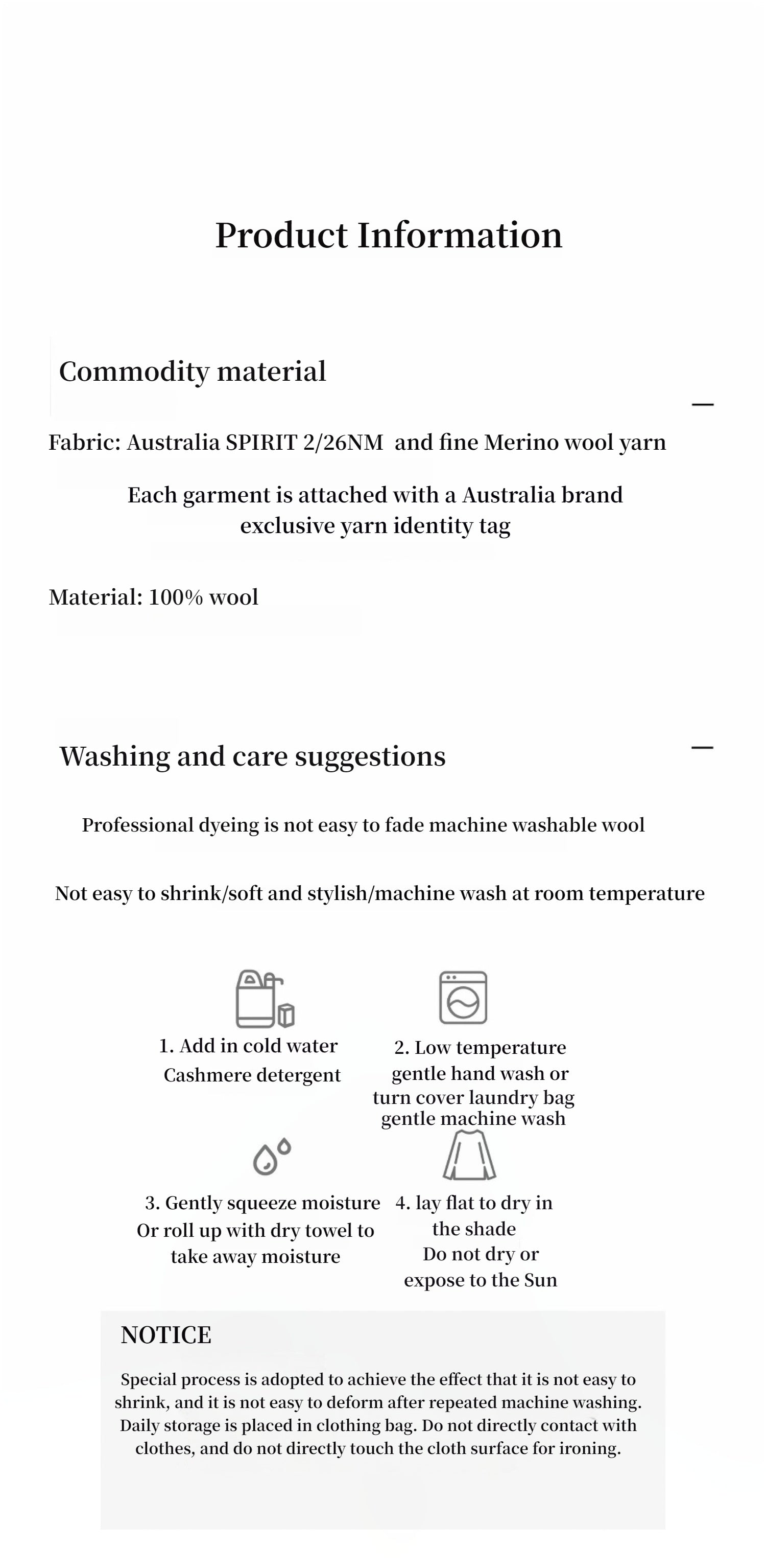 "Warm and waxy music" Australian merino wool knitted suit-4
