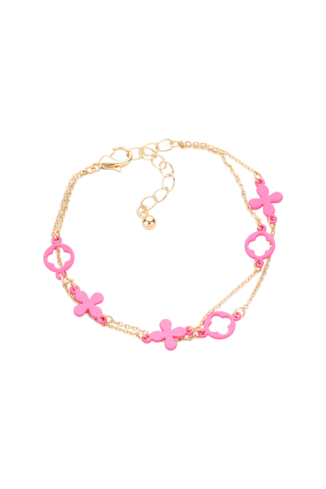 2 Strand Clover Bracelet by Embellish Your Life