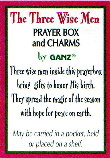 The Three Wise Men Prayer Box and Charms
